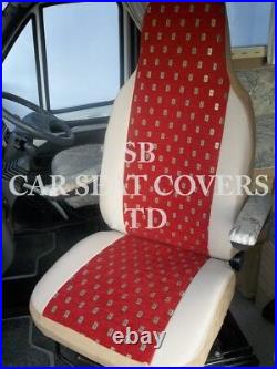 I-to Fit Ford Transit 2013 Motorhome Seat Covers, Ellie Red Mh-701