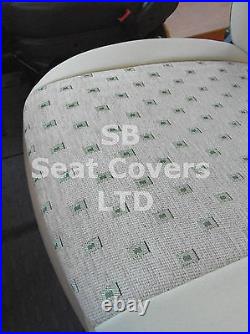 To Fit A Ford Transit Motorhome, 2003, Seat Covers Ellie Beige Mh015 2 Fronts