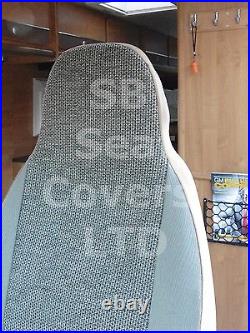 To Fit A Ford Transit Motorhome, 2007, Seat Covers, Hari II Mh-046, 2 Fronts