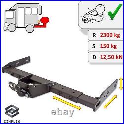 Universal towbar for motorhome for FORD Transit Carado 2014